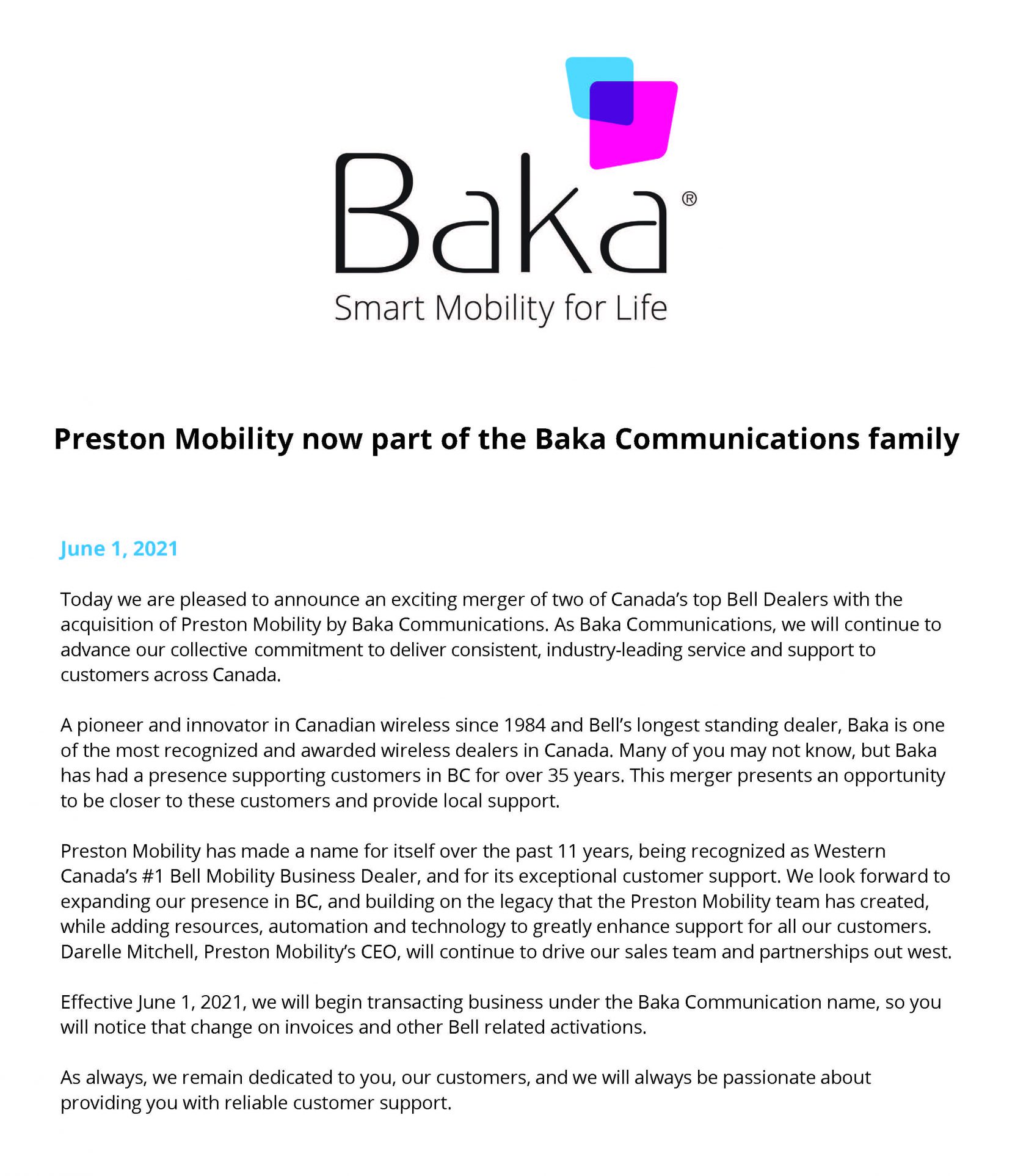 Preston_now_part_of_Baka_Communications_ family Announcement_June 1 2021 – BP2_Page_1